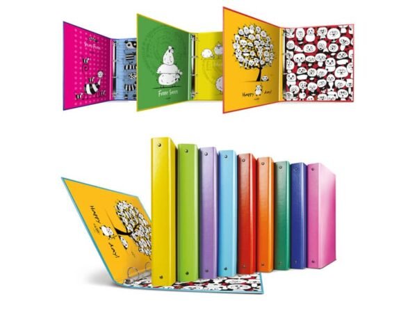 Raccoglitore in Stratopan Sei Rota Raggio A4 fantasie assortite - 4 anelli R30 mm - Comics - 36703899