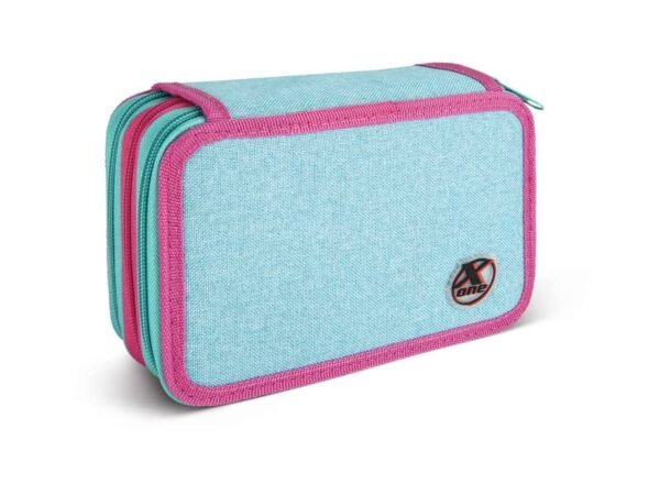 Display astuccio Nikoffice a 3 zip - 12 pezzi - colori assortiti pastel 32NIK208