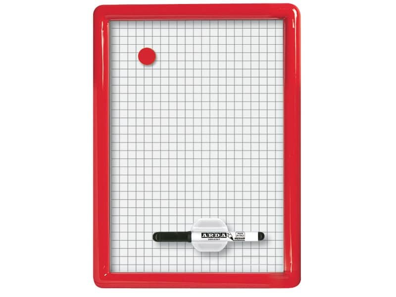 Lavagna magnetica Arda Formato con cornice in plastica termoforata 26×36 cm 327Q