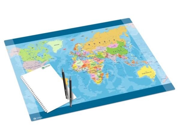 Sottomano formato Arda Orma Geo Mondo 53,5x40,5 cm 0302TRAGEO1
