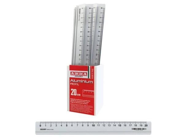 Righelli Arda Profil in alluminio - conf. da 15 pezzi da 20 cm 17920BAR