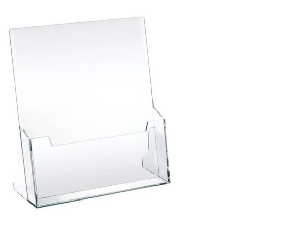 Portadepliant Lebez in plastica con scomparto per f.to A4 - 23x25,5 cm 5021