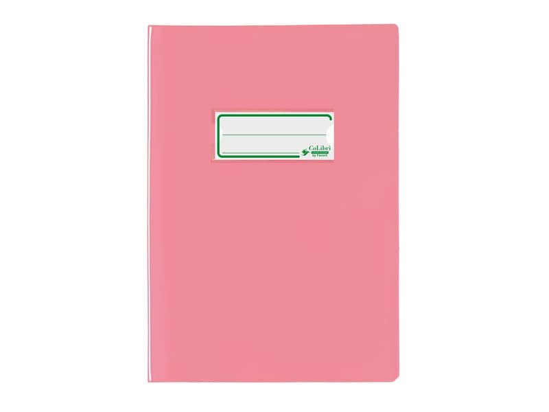 Copriquaderno A5 Favorit con portanome e salva angoli – laccato – PE180 – conf. da 24 – rosa – 400184678