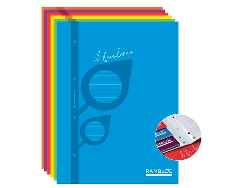 Maxi quaderno fogli mobili rinforzati Rambloc Il Quaderno A4 – 80 g – 1R 90524503