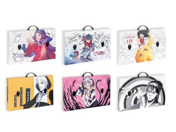 Valigetta in PP Favorit con stampa Manga 56,5x36,5x5,5 cm 400182745