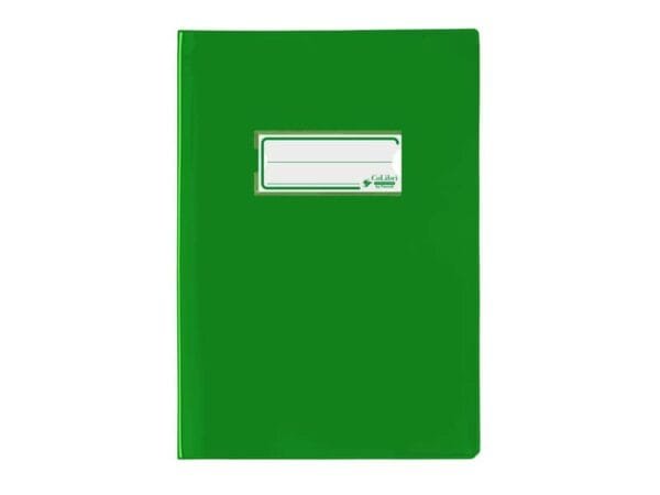 Copriquaderno A5 Favorit con portanome e salva angoli - laccato - PE180 - conf. da 24 - verde chiaro - 400184677