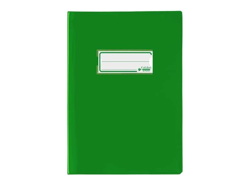 Copriquaderno A5 Favorit con portanome e salva angoli – laccato – PE180 – conf. da 24 – verde chiaro – 400184677