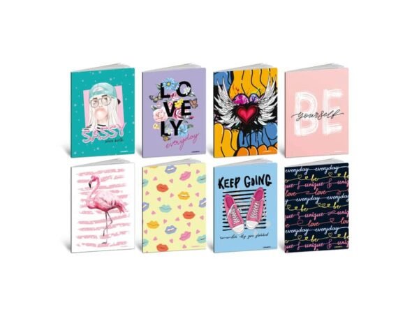 Maxi quaderno Blasetti Teen Girl A4 - 80 g - 20+1 ff - conf. da 10 - 0C 8573