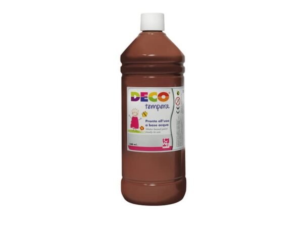 Tempera CWR Deco in flacone da 500 ml marrone PF550/28