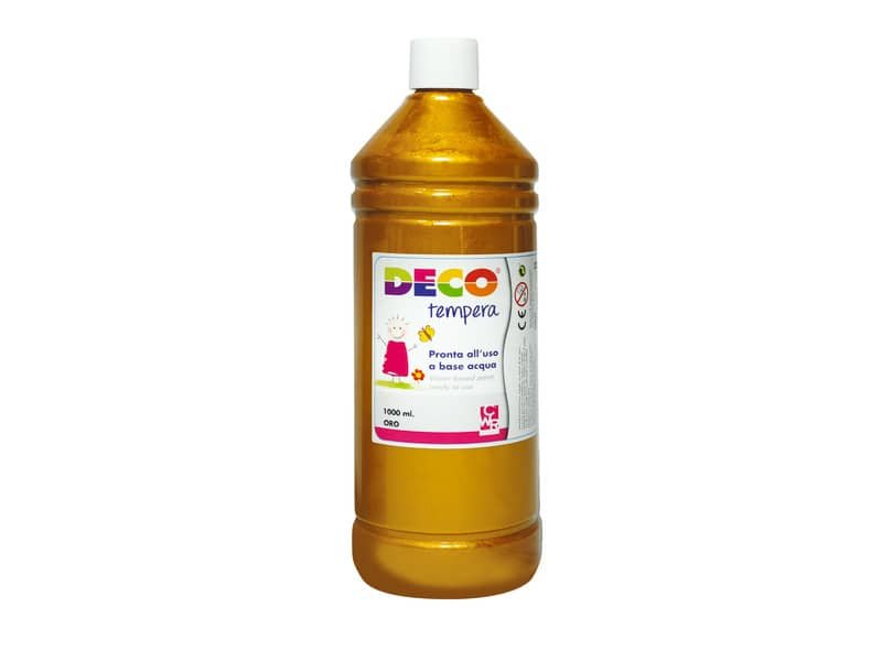 Tempera CWR Deco in flacone da 1000 ml oro 08808/40