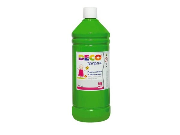 Tempera CWR Deco in flacone da 500 ml verde medio PF550/12