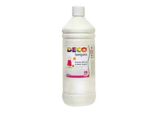 Tempera CWR Deco in flacone da 500 ml bianco PF550/01