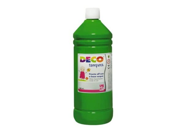 Tempera CWR Deco in flacone da 500 ml verde brillante PF550/14