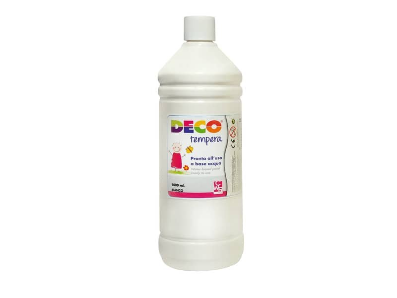 Tempera CWR Deco in flacone da 1000 ml bianco 08808/01