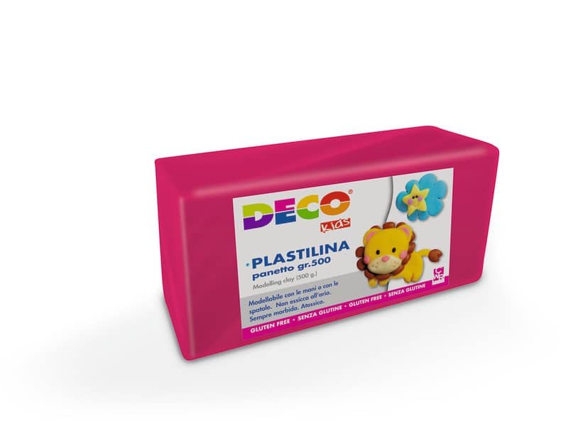 Plastilina Deco in panetto da 500 g fucsia 07025