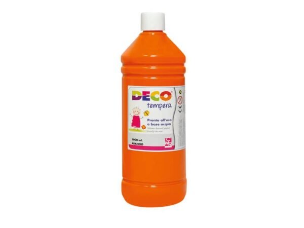 Tempera CWR Deco in flacone da 1000 ml arancio 08808/17