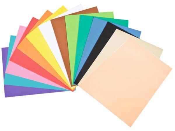 Foam in gomma Nikoffice EVA formato A4 10 ff colori assortiti non adesivo - 23NIK130