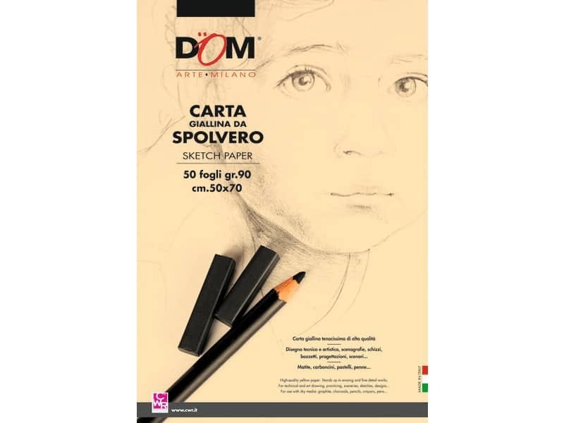 Blocco disegno carta spolvero CWR – 50 ff – 90 g – 50×70 cm 1034