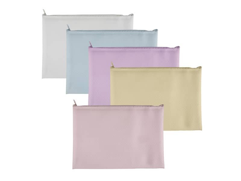 Busta Plastibor con ZIP in EVA colori pastello – A5 P0432890