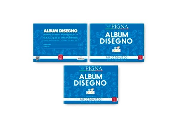 Album da disegno Pigna Kids - 7x24 cm pagine bianche - conf. 10 pezzi - 0202906BI