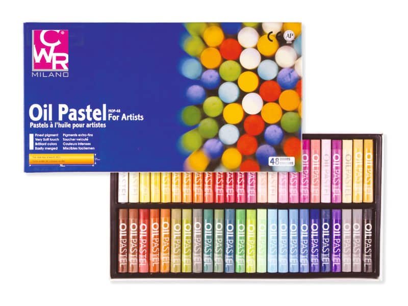 Pastelli ad olio tondi CWR 48 colori assortiti MY/MOP48