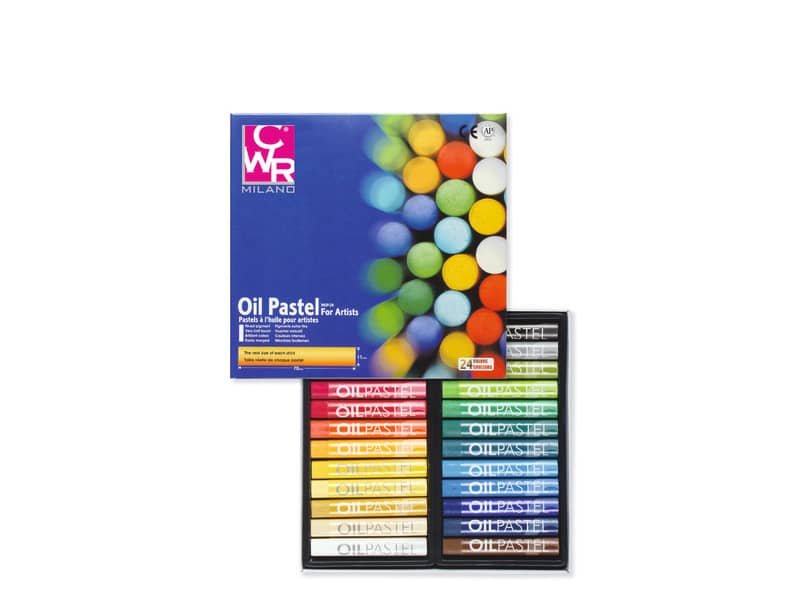Pastelli ad olio tondi CWR 24 colori assortiti MY/MOP24