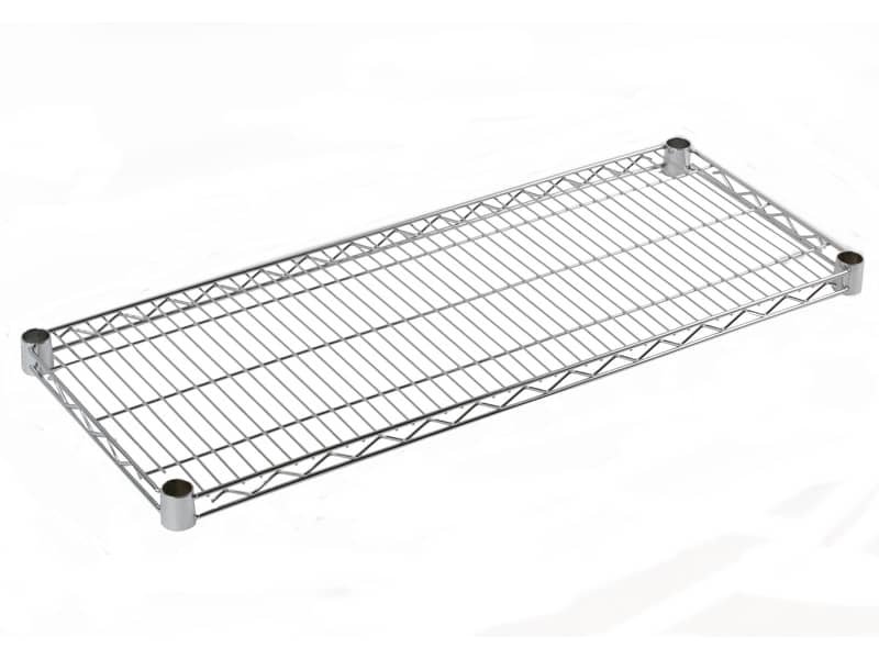 Ripiano per scaffalatura cromata Archimede Serena Group 35x121cm AO114481