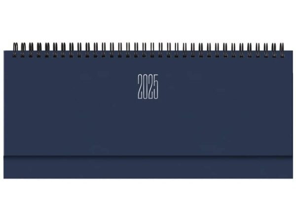 Planning settimanale 2025 Castelli con spirale formato 28,8 x 11,7 cm copertina blu gommata - ÿ25-23000401C