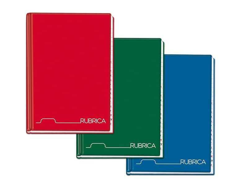 Rubrica cartonata Blasetti a fogli fissi – 1R – 70 g/m2 A5 – 288 fogli 1371