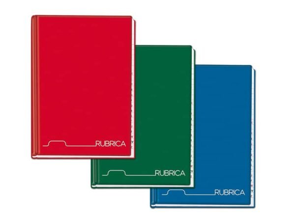 Rubrica cartonata Blasetti a fogli fissi - 1R - 70 g/m2 A5 - 192 fogli 1370