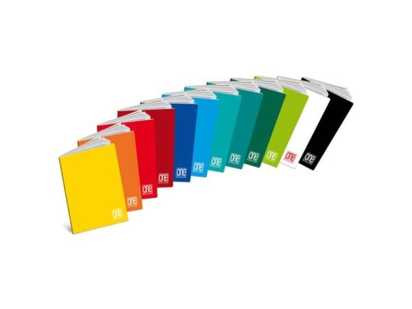 Quaderno One Color A5 - 100 g/m2 - 18+1 ff - 0C 1844
