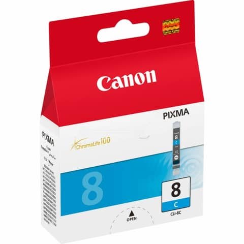 Cartuccia Originale Ciano per Canon CLI-8C – 450 pagine al 5%
