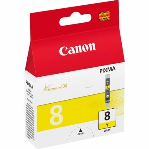 Cartuccia Originale Giallo per Canon CLI-8Y – 13 ml