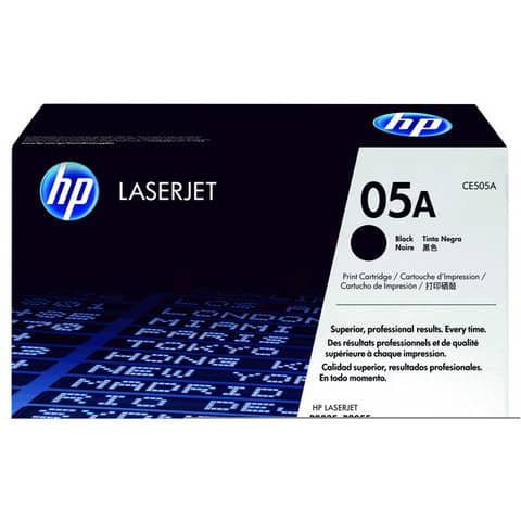 Toner Originale Nero per HP CE505A – 2300 Pagine al 5%