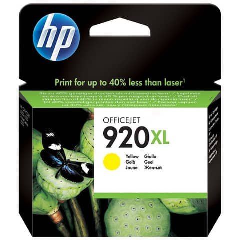 Cartuccia Originale Giallo per HP 920XL – 700 Pagine al 5%