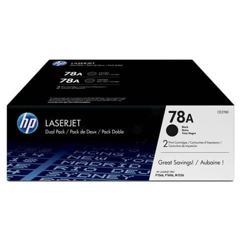 Toner Originale Nero per HP CE278AD – 2100 Pagine al 5%