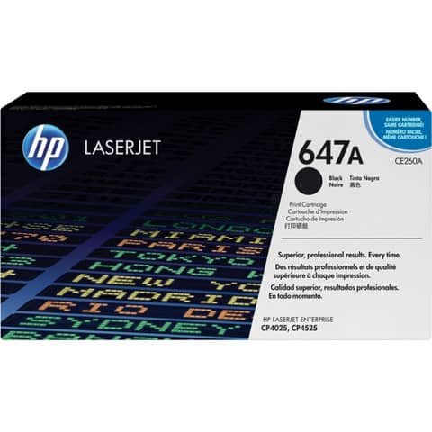 Toner Originale Nero per HP CE260A – 8500 Pagine al 5%
