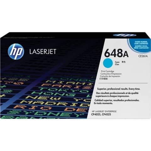 Toner Originale Ciano per HP CE261A – 11000 Pagine al 5%