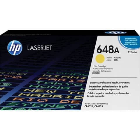 Toner Originale Giallo per HP CE262A – 11000 Pagine al 5%