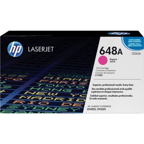 Toner Originale Magenta per HP CE263A – 11000 Pagine al 5%