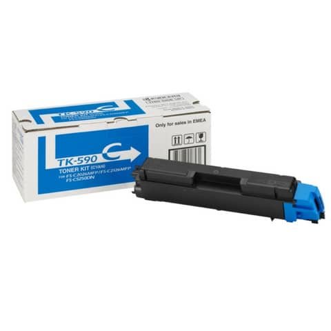 Toner TK-590C Kyocera-Mita ciano  1T02KVCNL0