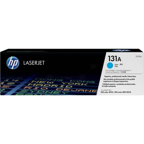 Toner Originale Ciano per HP CF211A – 1800 Pagine al 5%