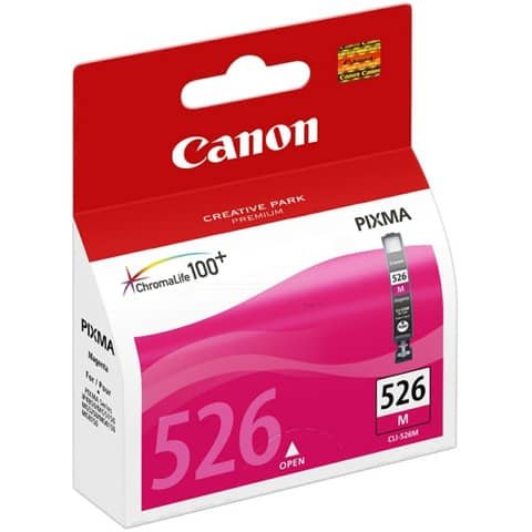Cartuccia Originale Magenta per Canon CLI-526M – 520 pagine al 5%