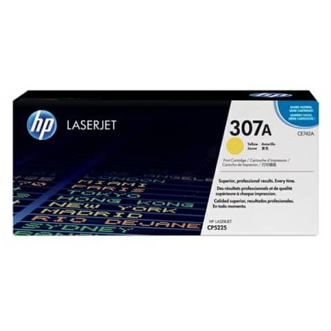 Toner Originale Giallo per HP CE742A – 7300 Pagine al 5%