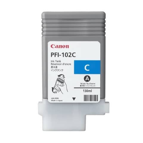 Cartuccia Originale Ciano per Canon PFI-102 C – 130 ml
