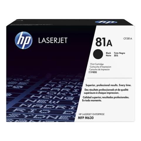 Toner Originale Nero per HP CF281A – 10500 Pagine al 5%