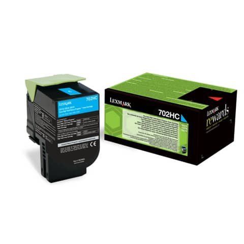 Toner Originale Ciano per Lexmark 70C20C0 – 1.000 Pagine al 5%