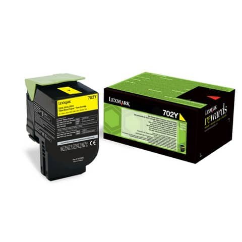 Toner Originale Giallo per Lexmark 70C20Y0 – 1.000 Pagine al 5%