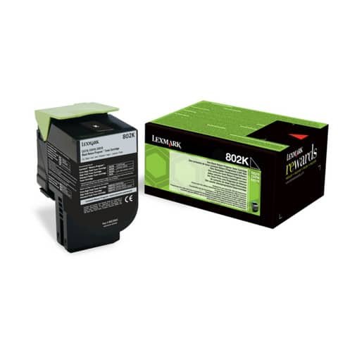 Toner Originale Nero per Lexmark 80C20K0 – 1.000 Pagine al 5%