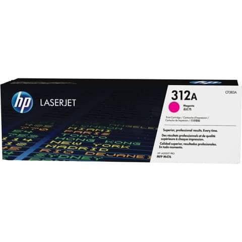 Toner Originale Magenta per HP CF383A – 2700 Pagine al 5%